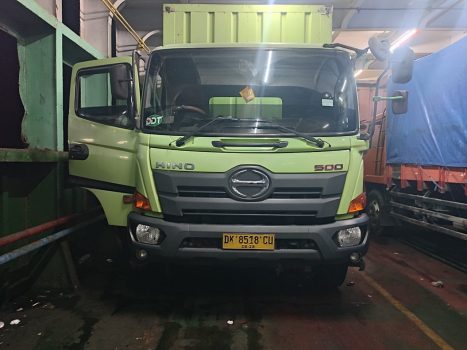 Ket poto: Truk yang dikemudikan korban