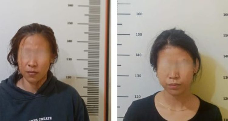 Ket poto: dua tersangka penempaan PMI Ilegal