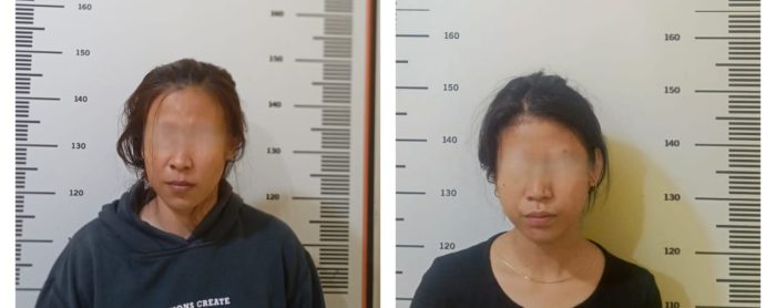 Ket poto: dua tersangka penempaan PMI Ilegal