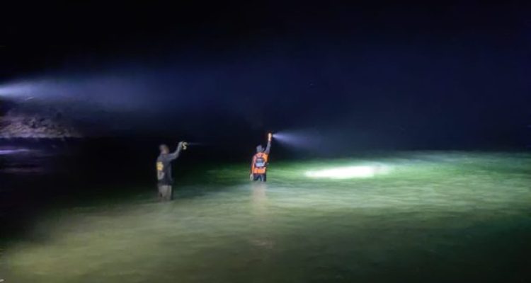 Lokasi korban menghilang di Pantai Labuan Sait, Badung