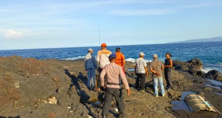 Ket poto: Lokasi pemancing yang hilang diduga terseret arus