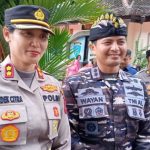 Ket poto: Kapolres Jembrana AKBP Kadek Citra Dewi Suparwati didampingi suaminya Danlanal Batam, Letkol Laut (P) I Wayan Rusdiana, S.H., S.T., M.Tr.Opsla.