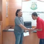 Ket poto: Tersangka meminta maaf kepada korban