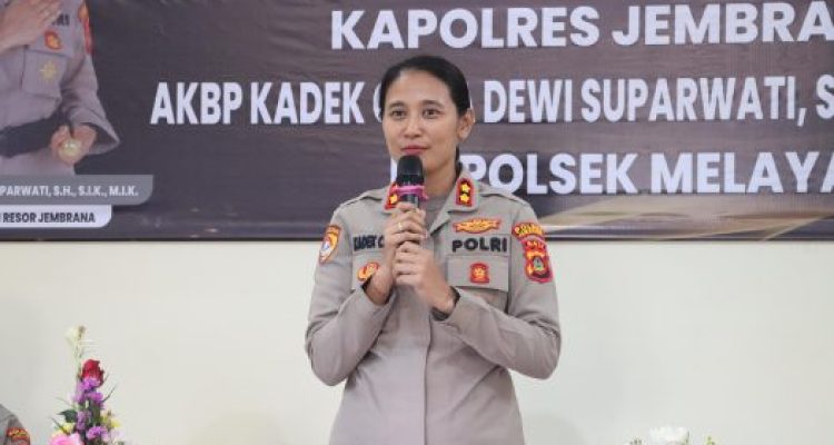 Ket poto: Kapolres Jembrana, AKBP Kadek Citra Dewi Suparwati