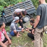 Ket poto: Kondisi L300 beserta penumpang setelah terjadi kecelakaan Ket poto: Kondisi L300 beserta penumpang setelah terjadi kecelakaan