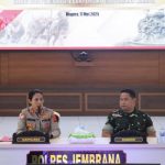 Ket poto: Rapat koordinasi lintas sektoral di Polres Jembrana