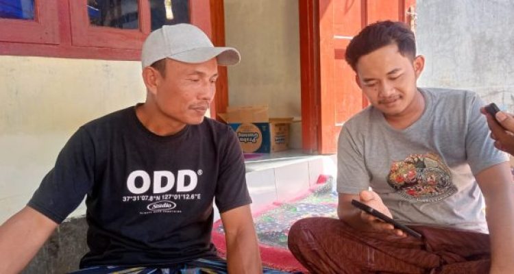 Kec poto: Anak alamrhum bersama cucu almarhum
