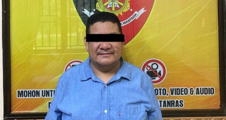 Ket poto: Terduga pelaku penggelapan