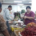 Ket poto: Salah satu pedagang bumbu di Pasar Umum Negara