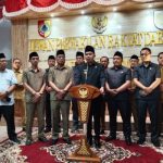Ket foto : Bupati Jember Muhammad Fawait, S.E, M.sc. beserta jajarannya. Ketua DPR D Jember H. AHMAD HALIM, S.Sos beserta jajarannya.