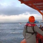 Ket poto: Tim Sar Gabungan Jawa Bali melakukan penyisiran di Selat Bali