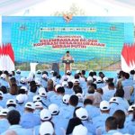 Ket poto: Presiden Prabowo Subianto meresmikan peluncuran kelembagaan 80.081 Koperasi Desa/Kelurahan Merah Putih (KDMP/KKMP) dalam sebuah acara yang digelar di Koperasi Desa Merah Putih Bentangan, Desa Bentangan, Kecamatan Wonosari, Kabupaten Klaten, pada Senin, 21 Juli 2025. (Ist)