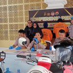 Ket poto: Polres Jembrana ungkap kasus curamor