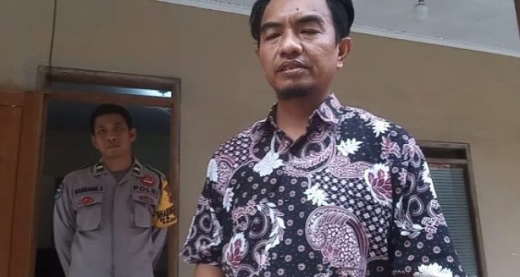 Ket poto: Kepala Desa pacul H .Kribiantoro