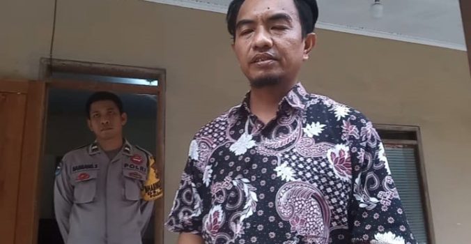 Ket poto: Kepala Desa pacul H .Kribiantoro