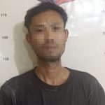 Ket poto: Pelaku penikaman yang berhasil ditangkap Polisi
