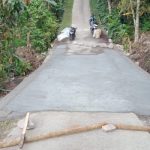 Ket Poto: Akses jalan ke wilayah Muluk Tunjung rampung diperbaiki