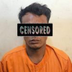 Ket poto: Pelaku pencurian tas di dalam mobil