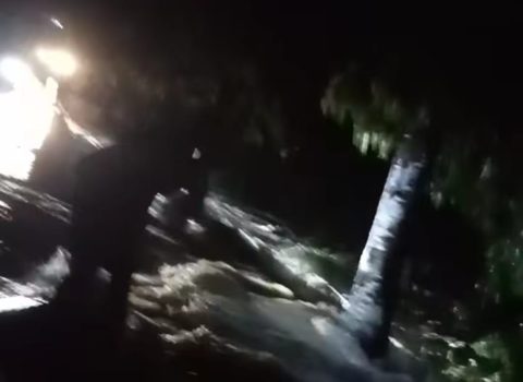 Ket poto: Tangkapan layar banjir di Desa Pengambengan