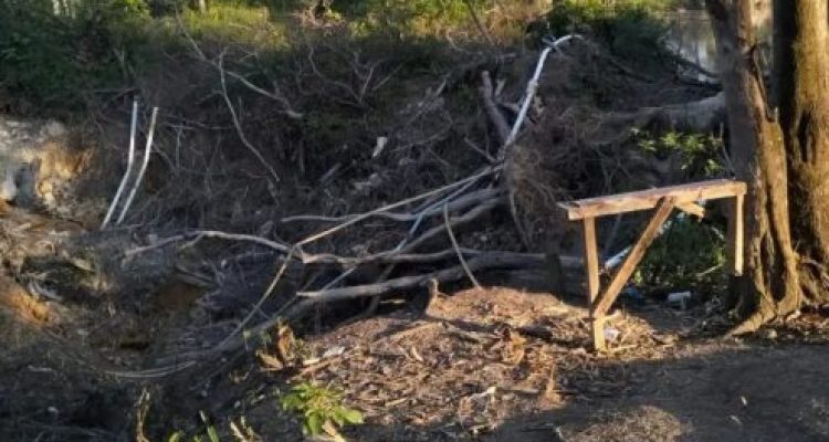 Ket poto: Lokasi tambang pasir Ilegal