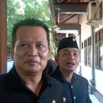 Ket poto: Bupati Jembrana I Made Kembang Hartawan didampingi Wakil Bupati Jembrana I Gede Ngurah Patriana Krisna