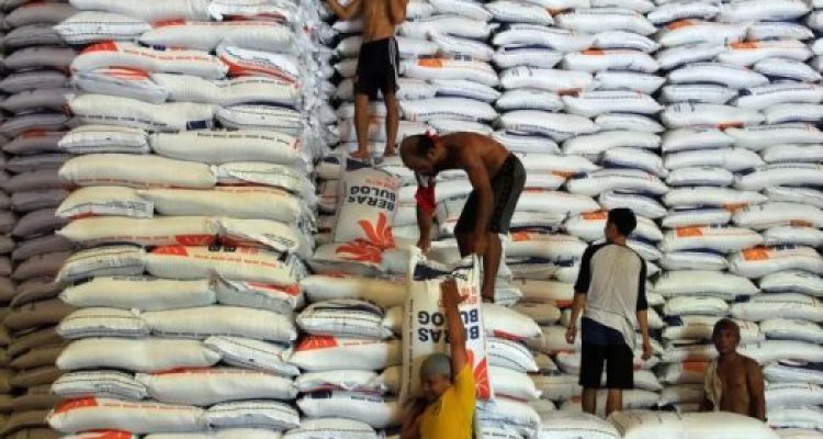 Ket poto: Gudang Beras Impor Ilegal