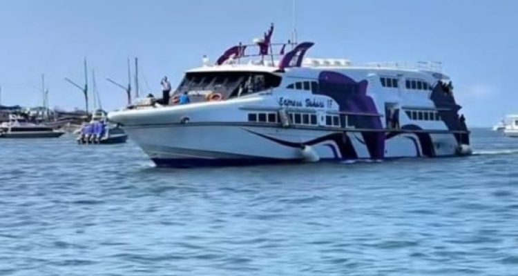 Ket poto: Salah satu tangkapan layar kapal cepat Banyuwangi - Denpasar