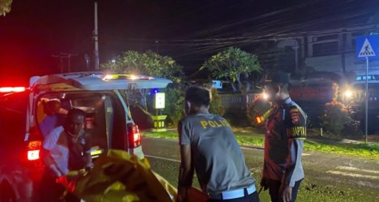 Ket poto: Korban kecelakaan di Kelurahan Tegalcangkring