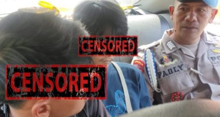 Ket poto: dua pelaku curamor di Gianyar diamankan anggota Polsek Gilimanuk