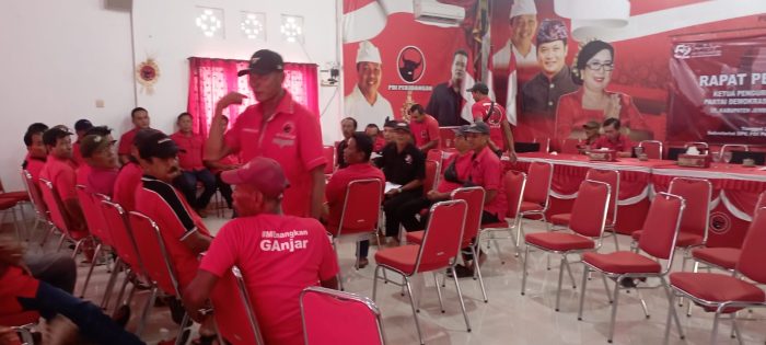 Ket poto: Proses penjariangan calon ketua PAC PDI Perjuangan Jembrana