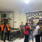 Ket poto: Situasi Puskesmas II Negara usai mengalami kebakaran, bebebrapa pasien di evakuasi