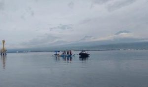 Ket poto: Lokasi penemuan mayat diduga korban KMP Tunu Pratama Jaya di Selat Bali