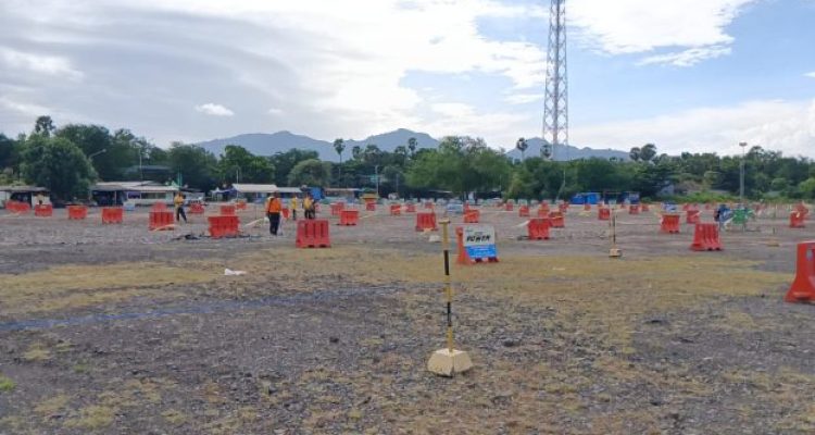 Ket poto: buffer zone atau area penampungan kendaraan di Terminal Kargo Pelabuhan Gilimanuk Ket poto: buffer zone atau area penampungan kendaraan di Terminal Kargo Pelabuhan Gilimanuk
