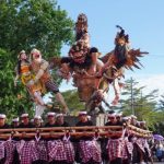 Ket poto: Salah satu Ogoh-ogoh yang ikut parade di Depan Kantor Bupati Jembrana Ket poto: Salah satu Ogoh-ogoh yang ikut parade di Depan Kantor Bupati Jembrana