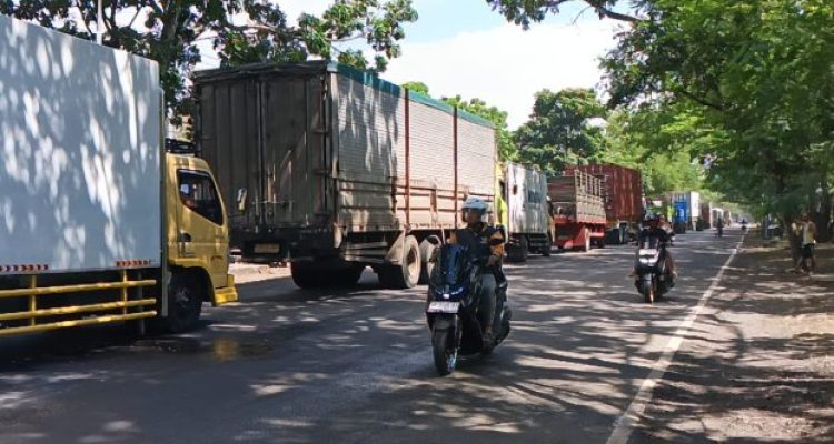 Ket poto: Situasi arus kendaraan menuju Pelabuhan Gilimanuk