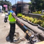 Ket poto: Kondisi sepeda motor yang ditumpangi korban