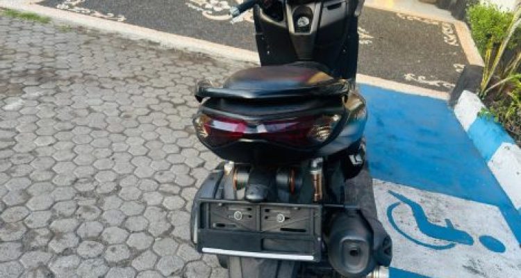Ket poto: Barang bukti sepeda motor Yamaha Nmax hasil curian di Sesetan Denpasar
