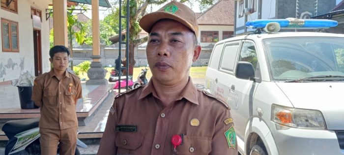 Ket poto: Kepala Bidang Kesehatan Hewan dan Kesehatan Masyarakat Veteriner (Kabid Keswan-Kesmavet), Gusti Ngurah Putu Sugiarta