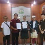 Ket poto: Kasus curamor berakhir damai di Kejaksaan Jembrana