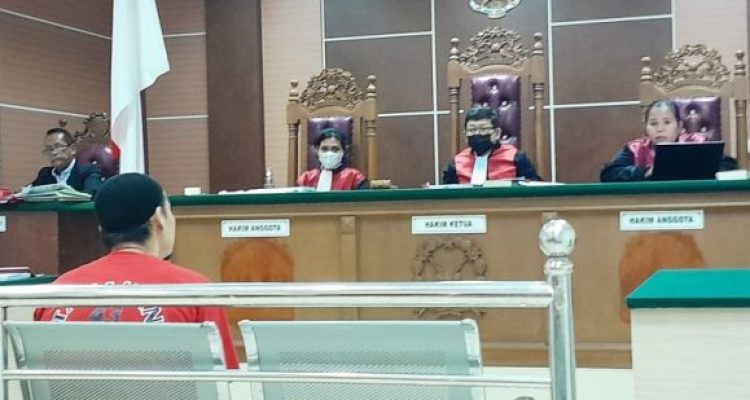 Ket poto: Persidangan kasus pecah kaca di Batam