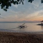 Ket poto: Panorama sunrise di Pantai Sanur