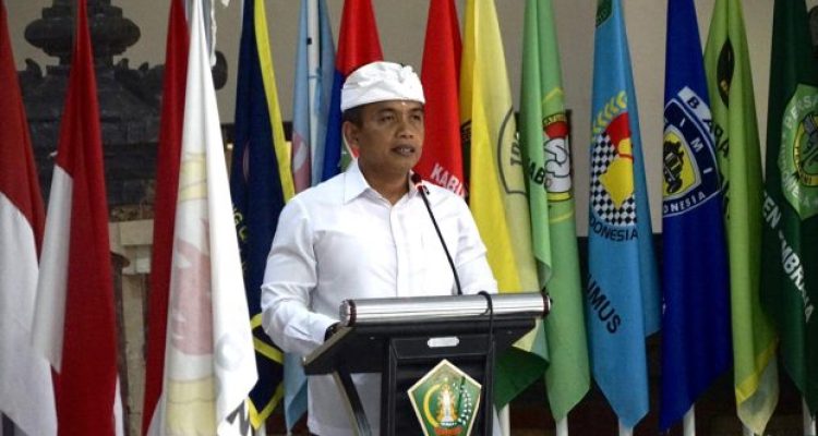 Ket poto: I Gede Ngurah Patriana Krisna yang juga sebagai Wakil Bupati Jembrana