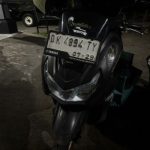 Ket poto: Sepeda motor Yamaha Lexy yang dibawa kabur pelaku dari Karangasem