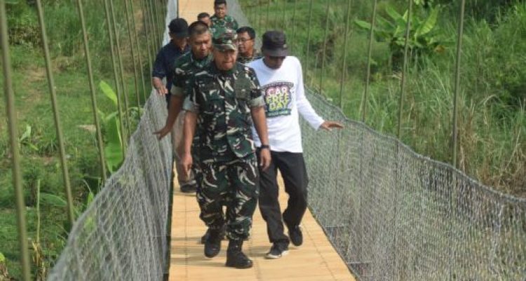 Ket poto: Jembatan Gantung Garuda Gembongdadi tegal
