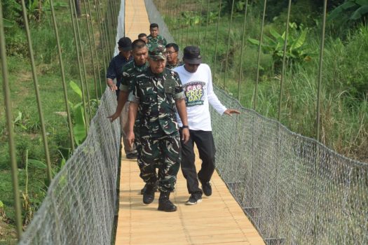 Ket poto: Jembatan Gantung Garuda Gembongdadi tegal