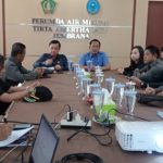 Ket poto: Komisi II DPRD Kabupaten Jembrana melakukan kunjungan kerja ke Perumda Air Minum (PDAM) Tirta Amertha Jati