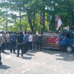 Ket poto: Pengemudi Ojol datangi Kantor DPRD Kota Tegal