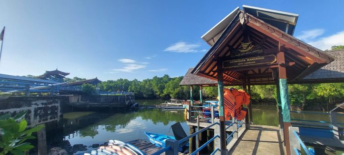 Ket poto: Ekowisata Mangrove Batu Lumbang tepatnya di Jalan Tanah Kilap, Pemogan, Denpasar.