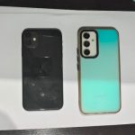 Ket poto: Barang bukti 2 hanphone yang dicuri oleh terduga pelaku di warung es