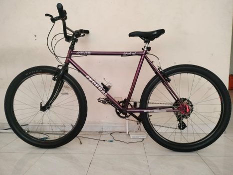 Ket poto: Barang bukti sepda gayung yang dicuri pelaku